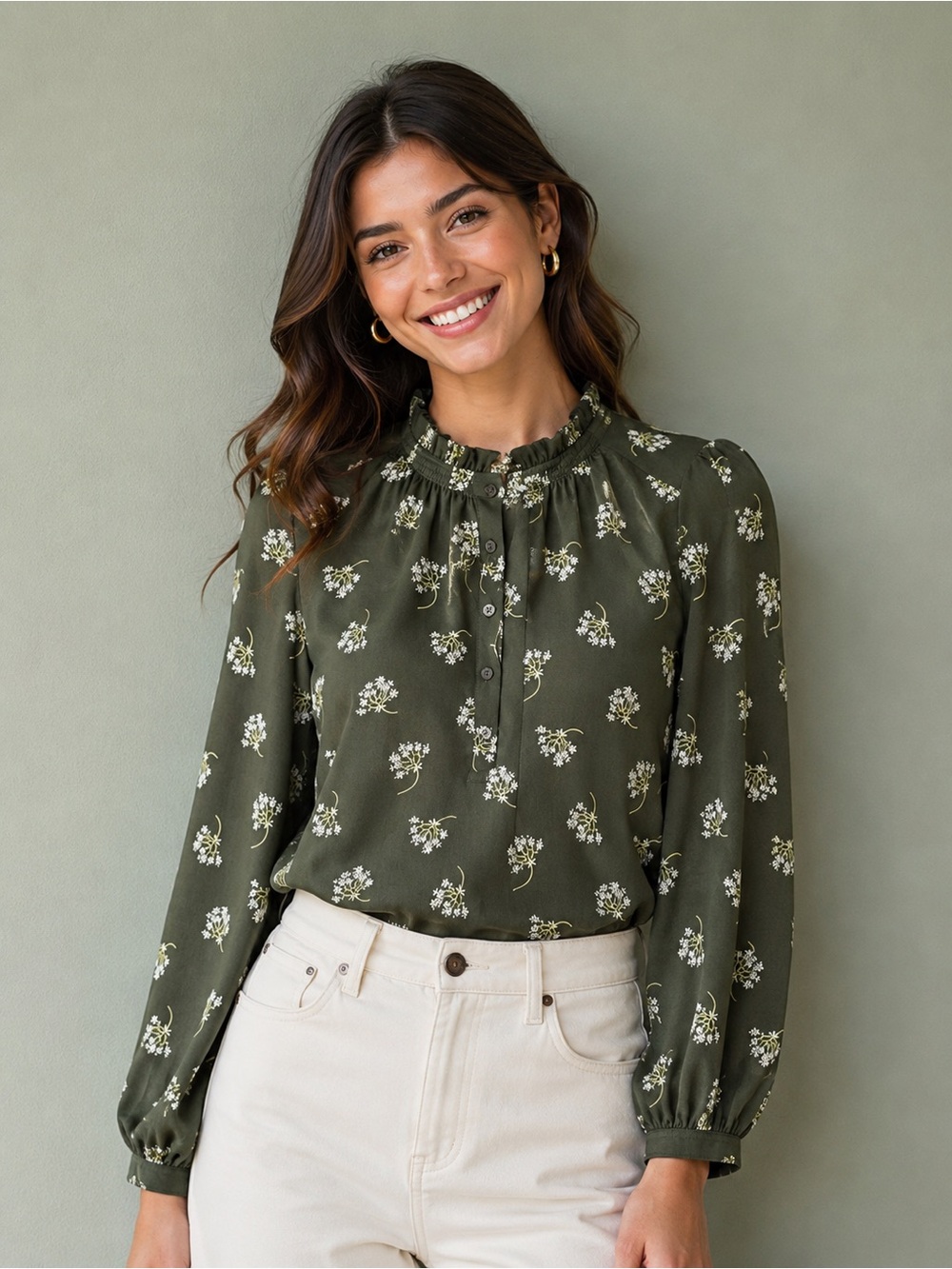 🎉5 for $45🎉 Loft top blouse shirt size XS